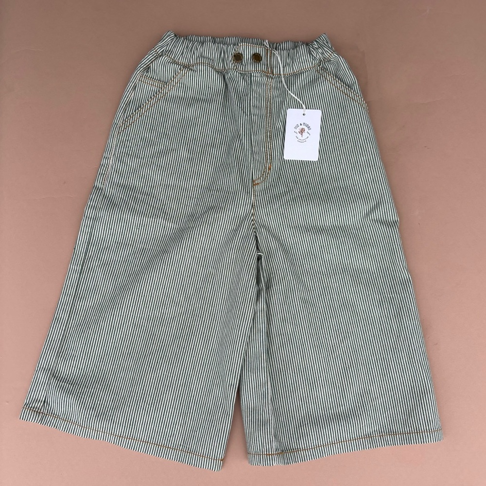 NWT Fin&Vince wide leg stripe pants 8-9Y